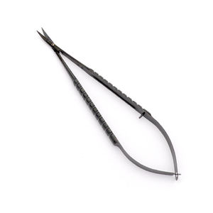 Stainless Steel Multipurpose Micro Scissors Black Color High Quality Wholesale Surgical Tool for Microsurgery By <b>Blush</b> Surgical - Product Image 2