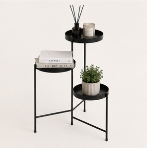 3-Tier Modern Metal Plant Stand Rust-Proof Iron Flower <b>Pot</b> Rack for Indoor Living Room and Outdoor Balcony Garden Decor - Product Image 3