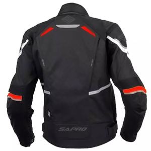 Veste de moto respirante et réfléchissante pour homme, équipement de protection pour moto, veste de moto pour toutes les saisons avec tissu de haute qualité - Product Image 3