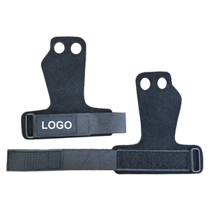 Poignées de gymnastique en néoprène à 2 trous, réglables avec boucle auto-agrippante, antidérapantes, unisexes, pour la musculation - Product Image 1