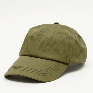 Casquettes 6 panneaux ajustables de haute qualité, couleur unie vert olive, avec logo personnalisé, pour hommes, best-seller, pour l'extérieur. - Product Image 1