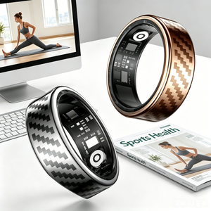 Fashion Women Smart Ring Heart Rate SpO2 Sleep Sports Tracker TikTok E Book <b>Camera</b> Remote Control - Product Image 5
