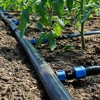 Kit d'irrigation goutte à goutte personnalisé de 1 hectare, ensemble de rubans d'irrigation goutte à goutte agricoles de 16 mm, irrigation par ligne goutte à goutte pour l'irrigation des fermes et des jardins