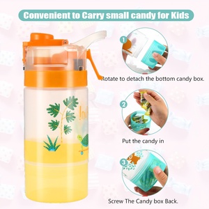 2024 botella para niños sin BPA PP regreso a la escuela niebla y almacenamiento de bebidas nuevo producto - Product Image 3