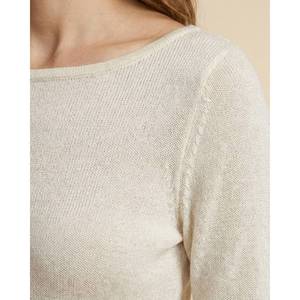 Suéter Casual de Punto para Mujer, con Hombros Descubiertos, para Primavera, Verano y Otoño, con Cierre de Cremallera y Decoración de Botones - Product Image 6