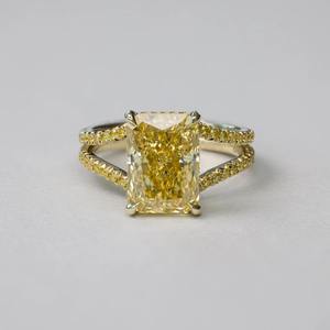 Trendy Rose Gold Plated Lab Grown Diamond Moissanite <b>Cross</b> <b>Ring</b> Stylish Jewelry for Women - Product Image 1