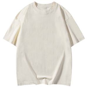 Camiseta de Hombre de Algodón 100% de Secado Rápido y Transpirable, Estilo Hip Hop, Color Sólido Estampado, Calidad Premium, Peso Pesado 200g, Precio Económico - Product Image 4