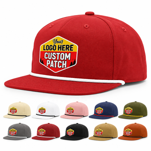 Casquette Snapback 6 Panneaux Personnalisée avec Cordon, Broderie 3D Courante, Unisexe, Style Streetwear, Logo Patch Personnalisé, RPET Recyclé, Vente en Gros Vietnam - Product Image 1