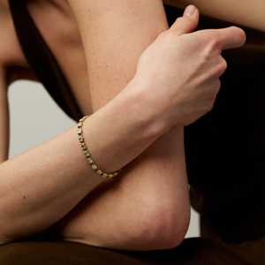 Bracelets tennis en diamants de laboratoire taille émeraude, or 14K 18K, sertis à griffes, 6,5 pouces, ligne éternelle complète, pour femmes, vente en gros - Product Image 6