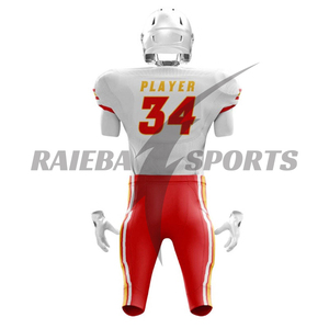 Uniformes Personalizados de Fútbol Americano para Equipos, Conjuntos de Fútbol Americano con Número de Jugador Personalizado, Impresión por Sublimación, Transpirables, para Partidos - Product Image 6