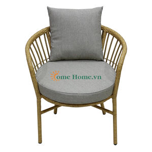 Chaises de jardin en aluminium Comehome, sièges d'extérieur au design minimaliste - Product Image 1