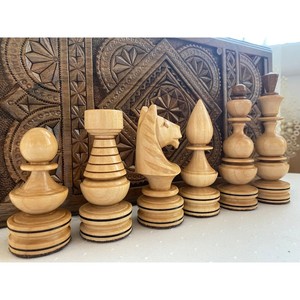 Jeu d'échecs artisanal en bois de Sheesham avec incrustations en laiton |   Jeu de société indien en bois en gros - Product Image 4