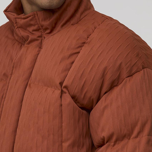 High Quality OEM Breathable Outdoor Puffer <b>Jackets</b> Autumn <b>Men</b> Women Solid Stand Cotton Filled Eco-Friendly Windproof Waterproof - Product Image 3