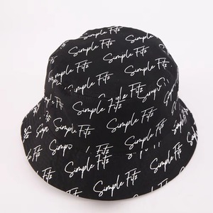 Custom Wide Brim <b>Reversible</b> Cartoon Pattern Adjustable <b>Bucket</b> <b>Hats</b> with 3D Embroidery Logo Pure Cotton Unisex Fisherman Style - Product Image 5