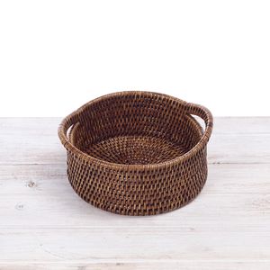 ถาดหวายสานทรงสี่เหลี่ยมผืนผ้าปรับแต่งสีได้ สำหรับจัดระเบียบบนโต๊ะบ้าน ราคาประหยัด ถาดเสิร์ฟหวาย - Product Image 3