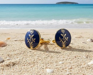 Boutons de manchette personnalisés de luxe pour hommes |   Boutons de manchette en acier inoxydable et argent sterling 925 |   Bijoux de manchette pour chemise de mariage en gros - Product Image 3