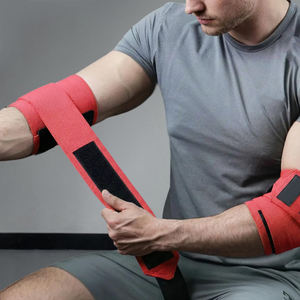 Protège-coudes et genouillères de musculation personnalisables avec logo, nouvelle qualité supérieure, pour hommes, protection pour l'entraînement en salle de sport - Product Image 2