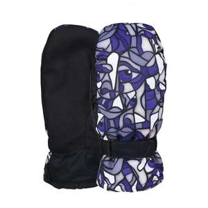Waterproof Floral Print Ski <b>Mittens</b> <b>Women</b> Winter Thermal Snowboard Gloves Windproof Insulated Outdoor Snow Sports Hand Warmer - Product Image 4