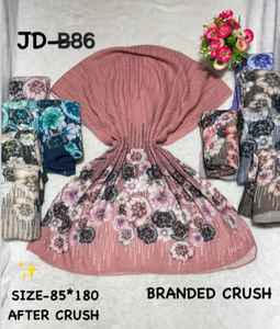 Bufanda Siya de Algodón y Viscosa, Tejido Suave y Agradable al Tacto, Ideal para el Invierno - Product Image 1