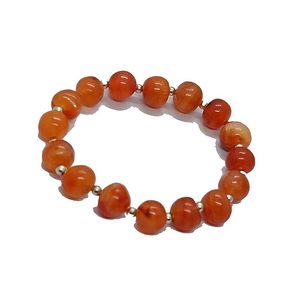 Crystal <b>bracelet</b> <b>Red</b> carnelian Round Tumbled <b>Bracelet</b> Beads 8mm Stone Crystal Gemstone Fashion Jewelry Men and Women Gift Ene - Product Image 6