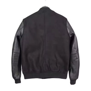 Chaqueta Varsity Personalizada de Nuevo Estilo para Hombre, Manga de Cuero con Cuerpo de Lana, Chaqueta al por Mayor - Product Image 2