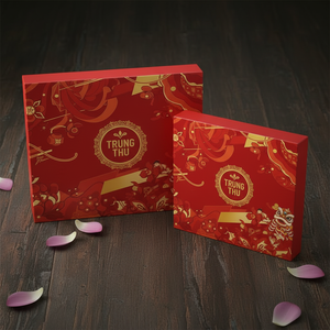 Custom Printing Personalized <b>Box</b> Mid Autumn Festival Mooncake Gift Packaging with Embossing and Foil Stamping Design - Product Image 5