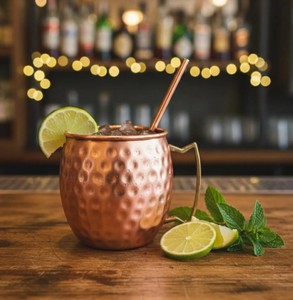 Pure Copper Drinking <b>Mug</b> Handmade Reusable Metal Cup Wholesale Drinkware Kitchen Home Bar Dining Tableware - Product Image 5