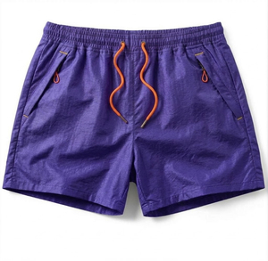 Shorts d'été pour hommes de qualité supérieure, tissu en coton respirant, shorts décontractés pour la gym et la course à pied, taille élastique, confortables - Product Image 5