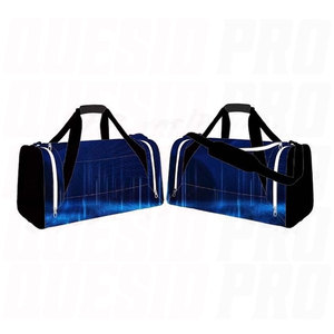 Tenue de football 7 contre 7 sublimée, ensemble maillot et short de compression, personnalisable pour équipe de flag football avec sac de sport - Product Image 3