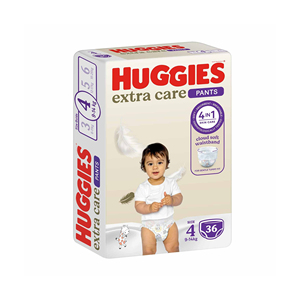 Couches pour bébé Huggies Extra Care, douces, respirantes et délicates pour les peaux sensibles - Product Image 3