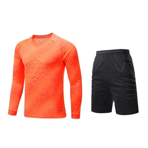Conjunto de Uniforme de Portero de Fútbol Personalizado de Talla Grande, 100% Poliéster, de Secado Rápido y Antibacteriano, Camiseta y Pantalones Cortos - Product Image 6