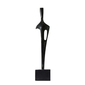 Escultura de Mesa Abstracta de Lujo con Círculos Geométricos en Lámina Dorada, Base de Mármol Blanco, Figura Decorativa para Oficina/Escritorio - Product Image 2