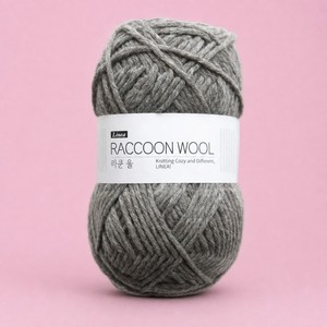 yarns for <b>crochet</b> Raccoon Wool Blended Yarn with Wool and Raccoon for Hand Knitting 95g Ball wool yarn for hand knitting - Product Image 5