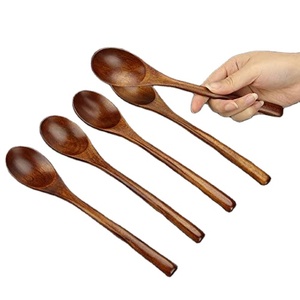 Juego de Cubiertos de madera de gran oferta para Hotel y restaurante, cubiertos de madera, cuchara, cubiertos para utensilios de cocina y utensilios de cocina - Product Image 1