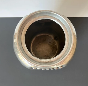 Vase en métal argenté de luxe, finition antique, pot à fleurs pour la décoration de la maison, vente en gros, vases vintage en aluminium pour centre de table de mariage - Product Image 1