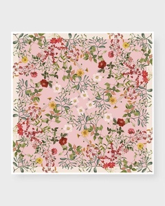 Foulard carré vintage imprimé à pois pour la mode, en soie, pour un style décontracté et polyvalent 2026 - Product Image 1