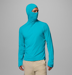 Camisa de Pesca para Hombre, de Poliéster, Color Sólido, con Capucha, Protección Solar UPF 50, de Secado Rápido - Product Image 3