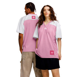 Camiseta Deportiva Personalizada Estilo B2B, Jersey de Fútbol Americano Unisex con Cuello en V, Transpirable, Ropa Deportiva para Equipos, Camisetas de Entrenamiento OEM, Suministro al por Mayor - Product Image 1