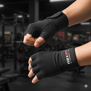 Guantes Deportivos RexFit para Hombre y Mujer, Guantes de Entrenamiento Ligeros y Transpirables con Agarre Antideslizante para Hacer Ejercicio - Product Image 1