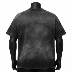Camiseta Oversize de Algodón de 260 Gramos para Hombre, Estilo Vintage, Lavado Ácido, Estilo Snow, Personalizable para Streetwear - Product Image 2