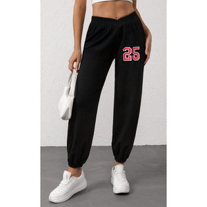 Pantalones de Pierna Recta de Cintura Alta para Mujer, Pantalones Casuales de Corte Holgado, Estilo Deportivo de Moda para Uso Diario - Product Image 5