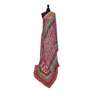 Festive Party Wear Handmade Women Ethnic Mirror Work Traditional <b>Wrap</b> <b>for</b> Women | scarves shawls & hijab Embroidered <b>Wedding</b> - Product Image 1