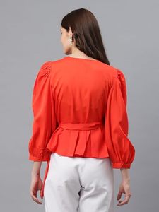 Ropa Occidental para Mujer, Top de Estilo Premium, Atuendo Casual Elegante y a la Moda - Product Image 3
