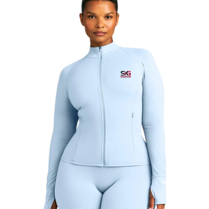 <b>Women's</b> Performance SoftMotion <b>Jacket</b> Custom Sports Training <b>Running</b> Fitness Lightweight Full Zip Athletic Outdoor <b>Jacket</b> - Product Image 1