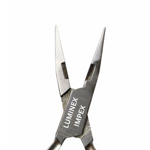 Pince à bec effilé à poignée orange avec coupe-fil, outil de fabrication de bijoux, pince à couper le fil en acier inoxydable pour bijoutiers - Product Image 3