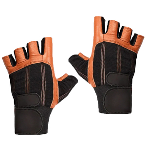Guantes de Cuero para Levantamiento de Pesas, Gimnasio, Ejercicio, Fitness, con Color y Logotipo Personalizados, para Hombre/Mujer, Opciones de Talla Disponibles, OEM - Product Image 6