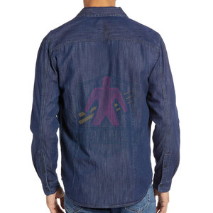 เสื้อเชิ้ตยีนส์เนื้อผ้านุ่ม 100% ผ้าฝ้าย สวมใส่สบาย ทนทาน แห้งเร็ว ระบายอากาศได้ดี เหมาะสำหรับใช้ในชีวิตประจำวัน - Product Image 2