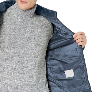 Wholesale Custom Mens Long Sleeve Puffer <b>Jackets</b> With Stand Collar Top Design High Street Style For Winter Top Selling Low Price - Product Image 6