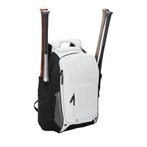 Polyester <b>Baseball</b> Backpack With Fence Hook Helmet Holder <b>Bat</b> Sleeves Shoe Compartment Large Capacity Sports Gear Bag - Product Image 3