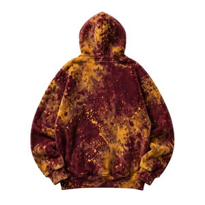Sudadera con capucha tie-dye para hombre, con bolsillo canguro, cuello con capucha, mangas largas, estilo urbano, 100% algodón, oversize, al por mayor - Product Image 2